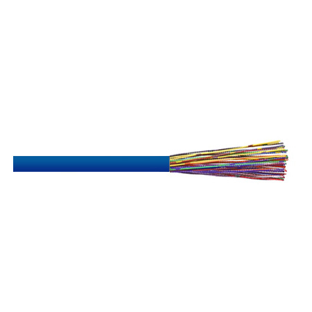 3A2425UTPM1O Remee 24 AWG 25 Pair Unshielded Twisted Pairs (UTP) Solid Copper CMR Cat3 Non-Plenum Network Cable - 1000' Reel - Blue