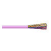Show product details for 3A2425UTPM1P Remee 24 AWG 25 Pair Unshielded Twisted Pairs (UTP) Solid Copper CMR Cat3 Non-Plenum Network Cable - 1000' Reel - Pink
