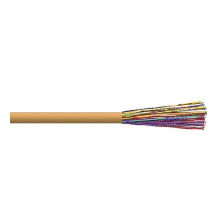 3A2425UTPM1T Remee 24 AWG 25 Pair Unshielded Twisted Pairs (UTP) Solid Copper CMR Cat3 Non-Plenum Network Cable - 1000' Reel - Beige