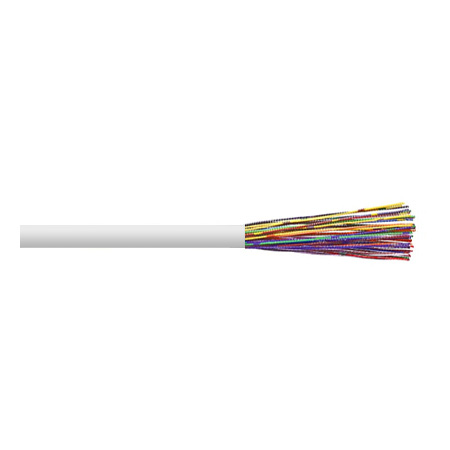 3A2425UTPM1W Remee 24 AWG 25 Pair Unshielded Twisted Pairs (UTP) Solid Copper CMR Cat3 Non-Plenum Network Cable - 1000' Reel - White