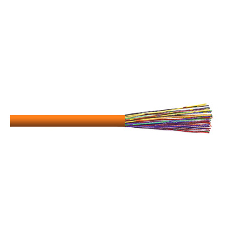 3A2425UTPM1Z Remee 24 AWG 25 Pair Unshielded Twisted Pairs (UTP) Solid Copper CMR Cat3 Non-Plenum Network Cable - 1000' Reel - Orange