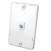400003X Vanco Wall Plate Phone Jack Wall Mount 6C Steel