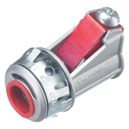 4010AST-50 Arlington Industries 3/8" SNAP2IT Connectors w/ Insulated Throat  - Pack of 50