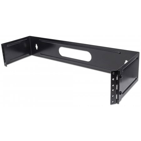 402446 Intellinet 19" Hinged Wall Bracket 2U - Black