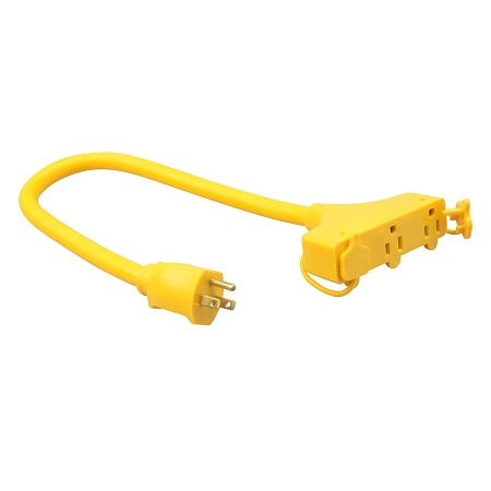 4112SW8802 Southwire Tools and Equipment 12/3 2' Stw Trisource Extension Cord