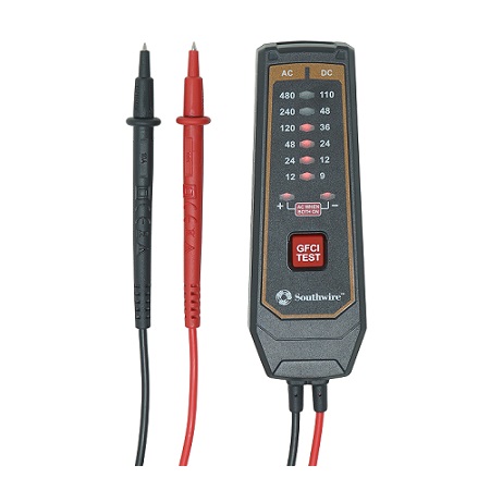 41151S Southwire Tools and Equipment Compact Voltage and GFCI Tester