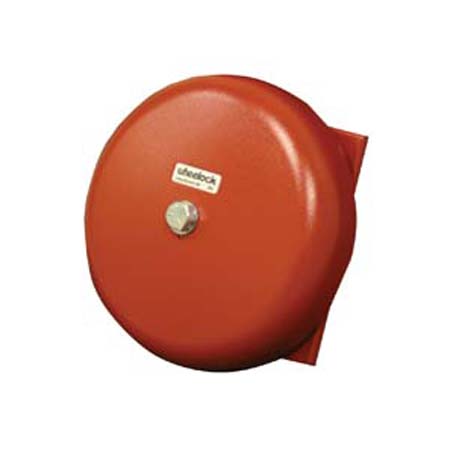43T-G6-115-R Cooper Wheelock AC VIB BELL,INDOOR/OUTDOOR,115 VAC,6" SHELL,RD