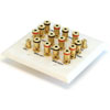 Show product details for 45-0070 7.2 Surround Sound 2-Gang Plate - White - PUSH PIN