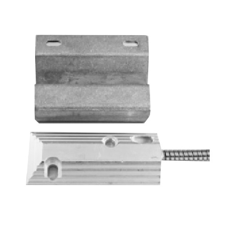 4532 GRI Closed Miniature Overhead Door Magnetic Contact 2 1/2" Gap with 2' Cable