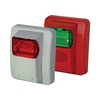 Show product details for 4890102 Potter CS-24WBR Wall Mount Selectable Blue Strobe Red Body