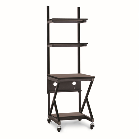 5000-3-104-24 Kendall Howard 24" Performance 100 Series Lan Station - African Mahogany