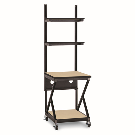 5000-3-201-24 Kendall Howard 24 inch Performance Work Bench with Full Bottom Shelf - Hard Rock Maple