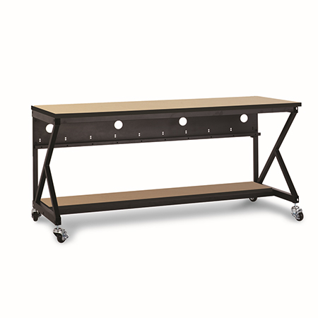 5000-3-401-72  Kendall Howard 72 inch Performance Work Bench No Upper Shelving - Hard Rock Maple