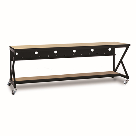 5000-3-401-96 Kendall Howard 96 inch Performance Work Bench No Upper Shelving - Hard Rock Maple