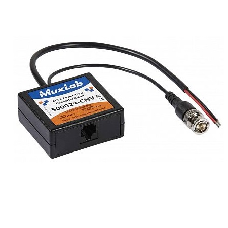 500024-CNV MuxLab CCTV Power-Thru Converter Balun