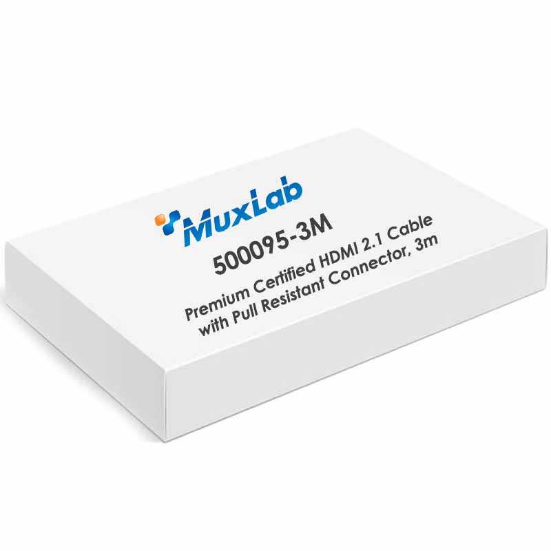 500095-3M MuxLab Certified HDMI 2.1 Pull Res. Connector 3M