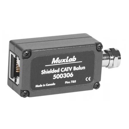 500306 MuxLab Shielded CATV Balun
