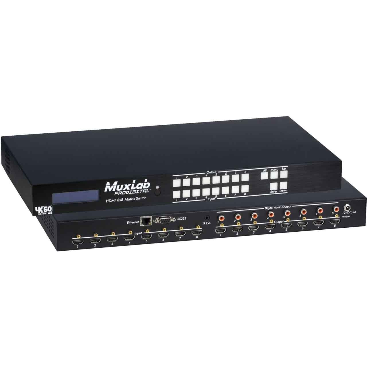 500443 MuxLab HDMI 8x8 Matrix Switch 4K/60