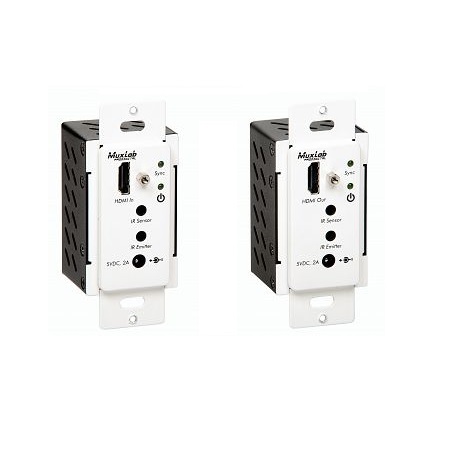 MuxLab Digital AV and Pro Audio Wall-Plate Extenders