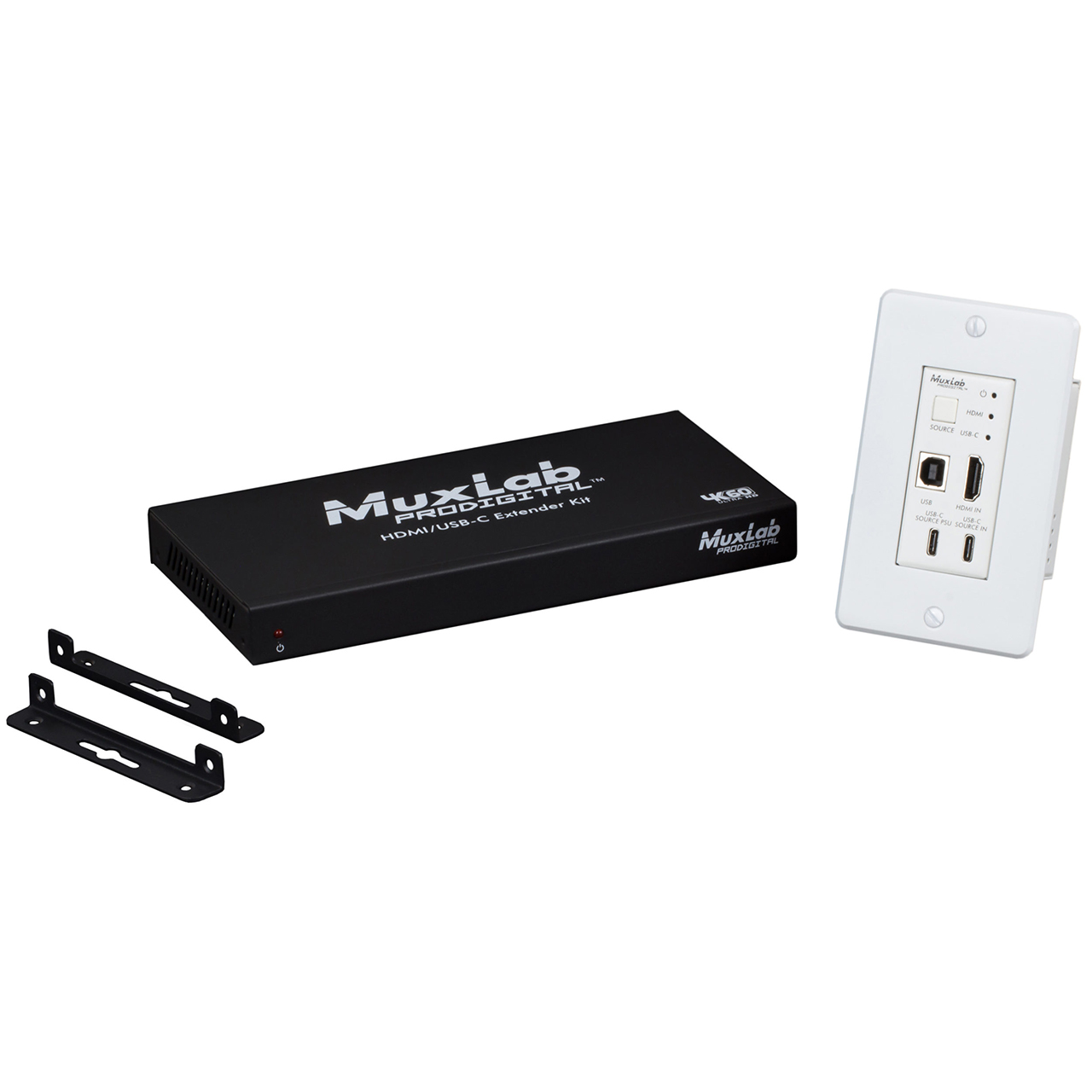 500452 Muxlab HDMI/USB-C KVM Extender Kit HDBT 4K/60
