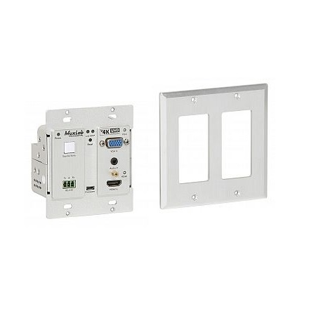 500455-TX Muxlab HDMI – VGA/Audio Wall-Plate Transmitter