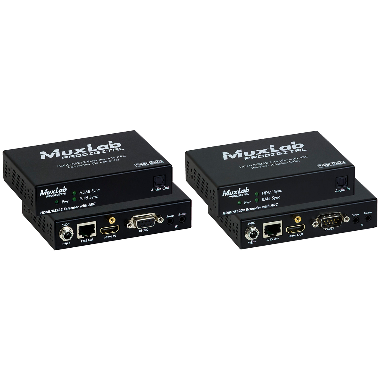 500458-ARC Muxlab HDMI/RS232 Extender Kit with ARC