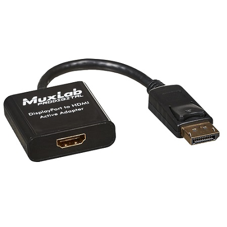 500501-4K60 Muxlab DisplayPort to HDMI Active Adapter 4K/60