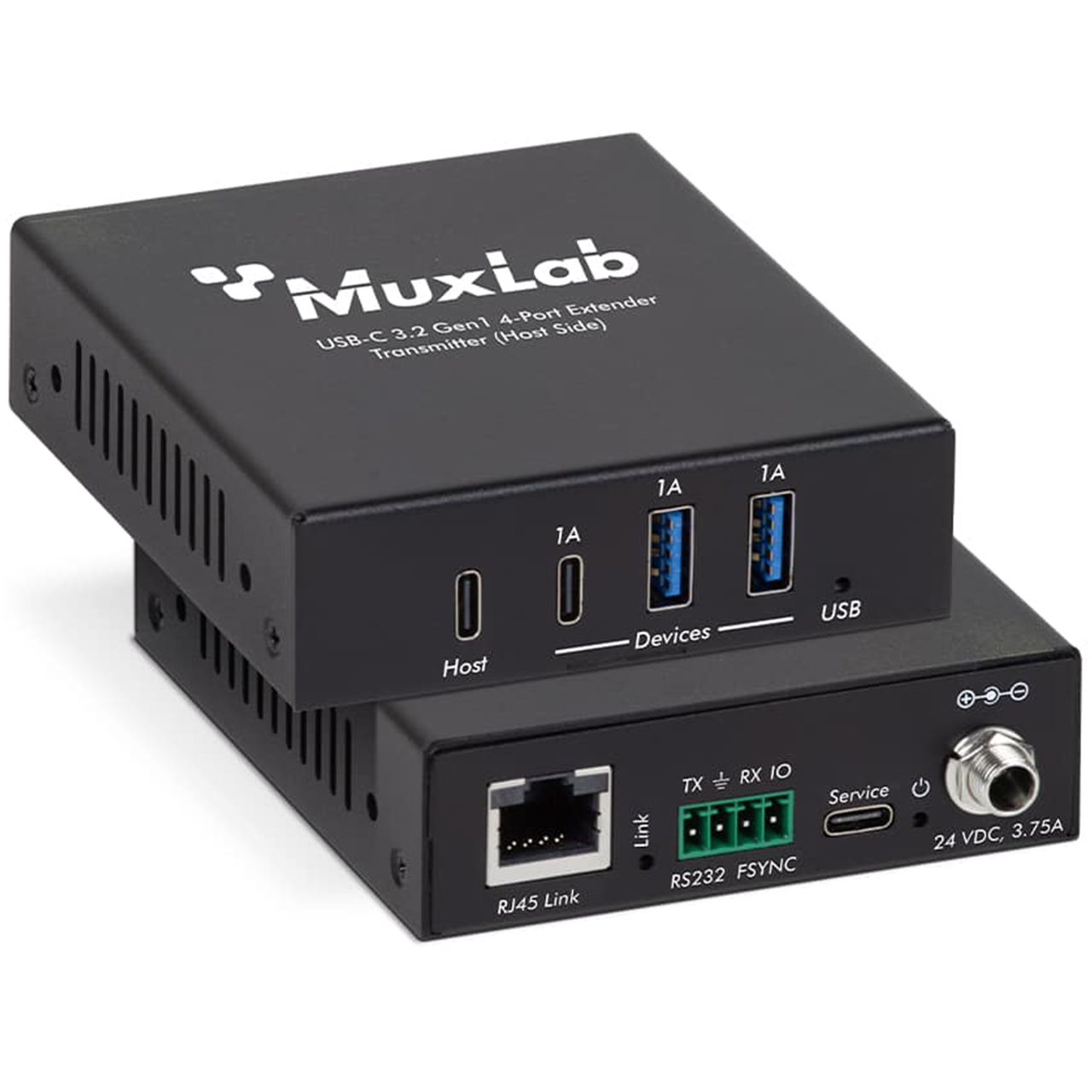 500534 MuxLab USB-C 3.2 Gen1 4-Port Extender Kit 100m