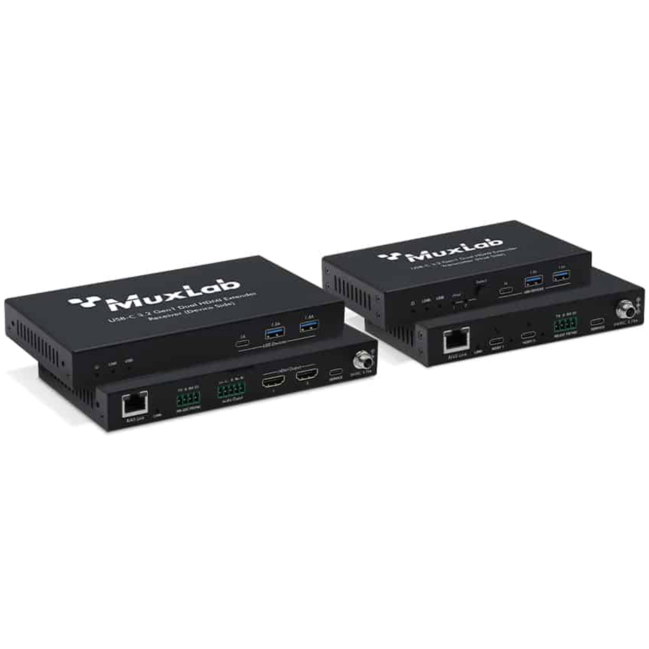 500536 MuxLab USB-C 3.2 Gen1 Dual HDMI Extender Kit 100m