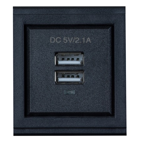 500616 Muxlab Dual USB Charger Type A Module 5VDC 2.1A