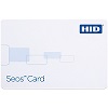 Show product details for 5006PGGSN-100 HID 500x iCLASS Seos Card 8K Bytes Programmed with Security Identity Object SIO Plain White with Gloss Finish Front Plain White with Gloss Finish Back Sequential Encoded/Sequential Non-Matching Printed Inkjetted Card Numbering No Slot Punch - 100 Pack