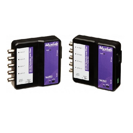 500732 Muxlab 6G-SDI Extender Over Fiber Kit