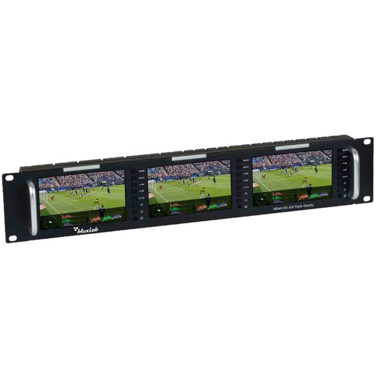 500840-V2 MuxLab HDMI/3G-SDI Triple Display 4K/30