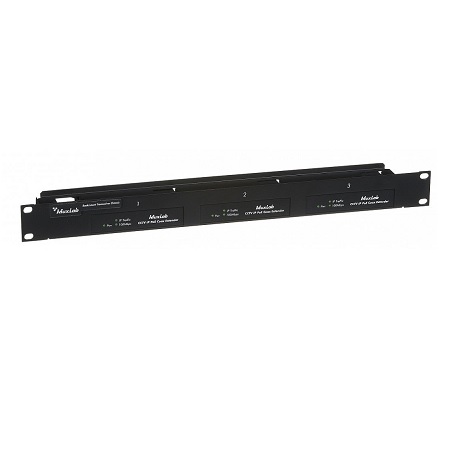 500905 Muxlab 3 Slot Rackmount Transceiver Chassis