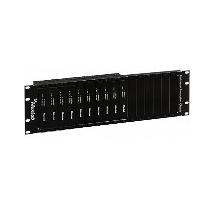 500920 Muxlab Rackmount Transceiver Chassis 16-Port