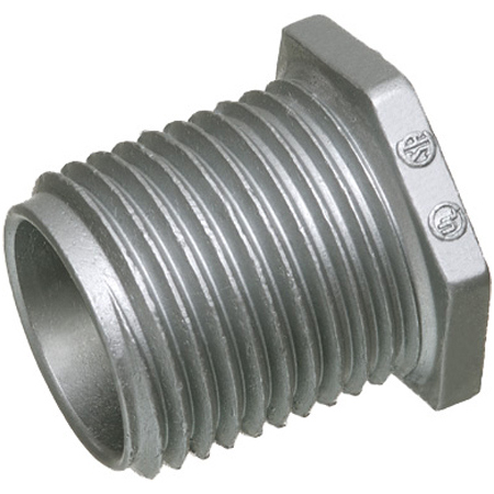 503L-25 Arlington Industries 1" Long Conduit Nipples (Zinc) - Pack of 25