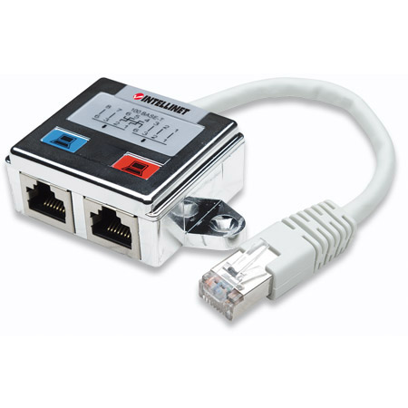 504195 Intellinet 2-Port Modular Distributor FTP