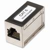 Show product details for 505130 Intellinet Cat6 Modular Inline Coupler 8P8C Female to 8P8C Female - FTP - Silver