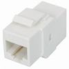 505147 Intellinet Cat6 Inline Coupler Keystone Type 8P8C Female to 8P8C Female - UTP - White
