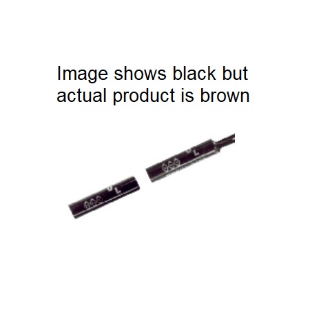 50R-12-B GRI 1/4" Diameter Closed Miniature Recessed Magnetic Contact 1/2" Gap with 12" Lead - Brown - MIN QTY 10