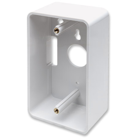 517874 Intellinet Wall Box Single Gang - 1.89 Inches Deep - White