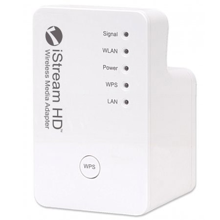 525657 Intellinet iStream HD Wireless Range Extender 300 Mbps 802.11b/g/n 2T2R MIMO Wireless Repeater and Signal Booster