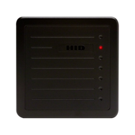 5455BBN02 HID ProxPro II Proximity Reader with Wiegand output with Clock & Data Output No Keypad,18" Pigtail Beep On, LED Normally Off, Reader Flashes Green on Tag Read - Beige