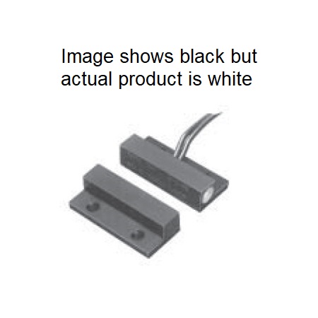 55F-12-W-BA-GEN GRI 1/4" Diameter Closed Miniature Surface Mount Magnetic Contact 1/2" Gap with 12" Lead - White