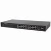 560917 Intellinet 24-Port Web-Managed Gigabit Ethernet Switch with 2 SFP Ports 24 x 10/100/1000 Mbps RJ45 Ports + 2 x SFP - IEEE 802.3az Energy Efficient Ethernet - SNMP - QoS - VLAN - ACL - 19" Rackmount