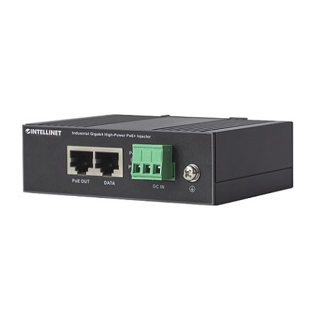 561365 Intellinet Network Solutions Industrial Gigabit High-Power PoE+ Injector