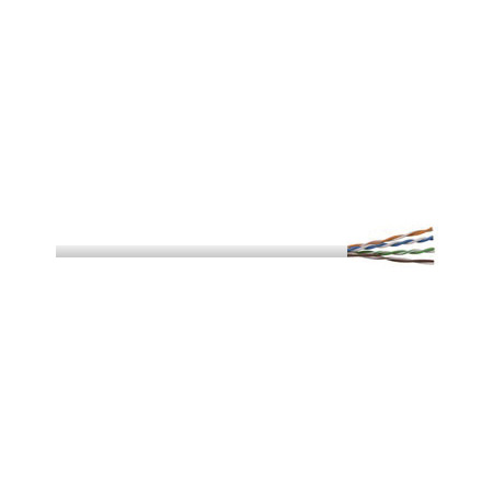 5AE244UTPRM2W Remee 24 AWG 4 Pair Unshielded Twisted Pairs (UTP) Solid Copper CMR Cat5e Non-Plenum Network Cable - 1000' Pull Box - White