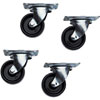 Show product details for 5W Middle Atlantic Set of 4 Casters for Any Slim 5 With Mounting Hardware