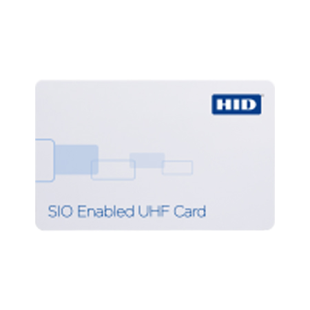 600TGGBN-100 HID 600 UHF Card UHF Programmed with Secure Identity Object Plain White with Gloss Finish Front Plain White with Gloss Finish Back Sequential Encoded/Sequential Non-Matching Printed Laser Engraved UHF Card Numbering No Slot Punch - 100 Pack