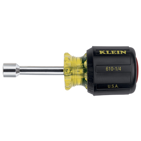 Klein Tools Cushion Stubby Nut Drivers - 1-1/2'' Shafts